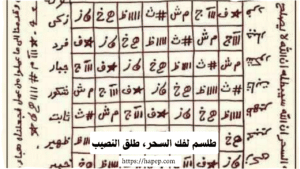 طلسم لفك السحر، طلق النصيب